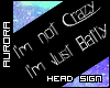 A| Batty Head Sign 