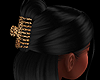 LeopardSkin HairClip BLK