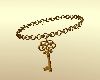 Gold Chastity Key Anklet