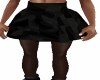 Black Camo Skirt &Nylons