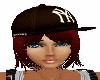 BROWN CAP/ RED HAIR