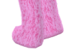 Furry Pink Boots