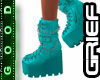 Teal Boots