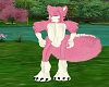 Pink Fox Fur M