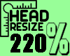 Head Resize 220% MF