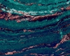 Turq.Marble Wall Divider