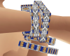 Diamond & Blue Bracelets