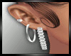 iCY SiLVER HOOP SET