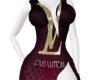 lv purple dress