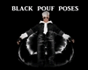 Black Pouf Poses