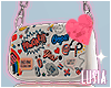 ♡White bag with decals
