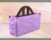Lilac Puffer Bag