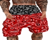 RED BANDANA SHORTZ