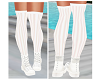 Strip Layer White Socks