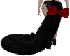 Blk Tail Red Bow