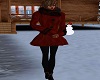 (F)Red&Black Coat