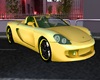 Yellow make out Porsche