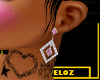 Pink Earings "Tiffys"