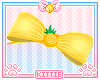 Pineapple Kitty Hair Bow