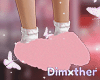 X. Pink Furry Slippers