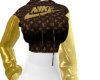 Gold Sleeve Hoodie