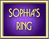 SOPHIA'S RING