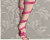 Pink Ribbon Feet Wraps