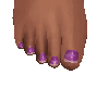 LWR}Feet/Purple Nails