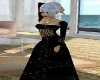 Starlit Long Black dress