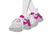 Pink Kicks Sneakers Sock