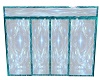 Teal Sliding Door