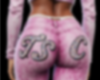 custom baby blue bottoms