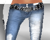 Faded Jeans w/Belt