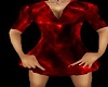 (P) red mini dress