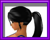 (sm)black long ponytail