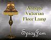 Antq Victn Floor Lamp Bn
