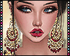 S|Ambani Earrings+Tika
