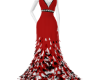 Red Feather Dress