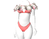 EA/ Peach ruffle bikini