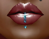 diamonds lips piercing M