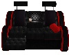 Theatre Seat 1 Black Red