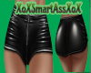 Leather Shorts Black