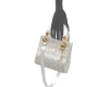 White MK purse