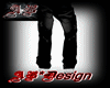 [AB] Black Jeans