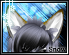 [Snow] Gray Fox Ears V1
