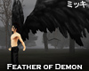 ! Black Feather of Demon