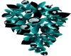 Teal WALL bouquet