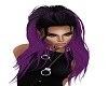 f Purple black hair