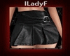 ^leather Rl blk skirt^