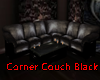 Corner Couch Black